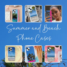 Personalized Summer and Beach Phone Cases
