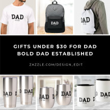 Gifts Under $30 for Dad - Bold Dad Established