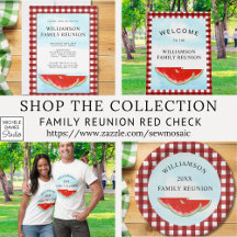 Family Reunion Red Check Collection