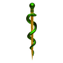 Herbal Green Gold Rod of Asclepius Medical