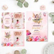 Boho Fairy First Girl's 1st Birthday