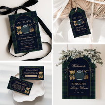 Preppy Polo Teddy Bear Baby Shower