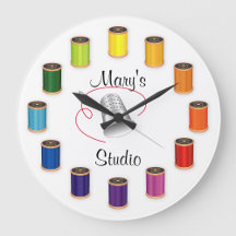 Clocks for Sewing, Quilting, Needlework Art