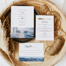 MAIRI Watercolor Lake Pier Destination Wedding