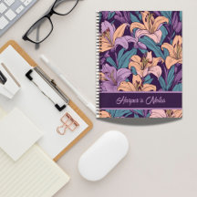 Floral Pattern Notebook Collection