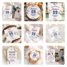 Baseball Boy Birthday Party