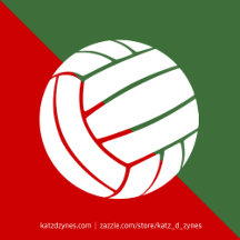 red and green volleyball team colors