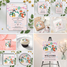 Our Little Cub   Arctic Animals Baby Shower