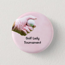 Golf Woman Golfer Birthday Watercolor theme