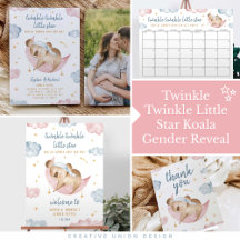 Twinkle Twinkle Little Star Koala Gender Reveal