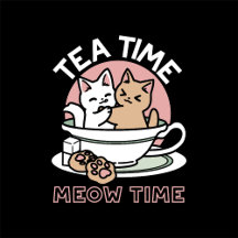 Cuddling Kitties in a Cup - Adorable Tea Time