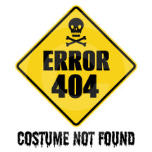 Error 404 Costume Not Found