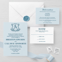 Leaf and Floral Monogram Wedding Collection