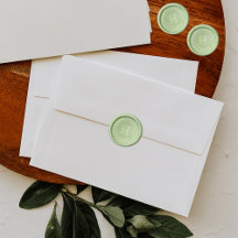 Personalized Wax Seal Stickers for Holiday Cards