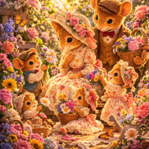 Victorian Mouse Village Cottagecore Collection