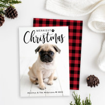 Merriest Christmas New Puppy Holiday Cards