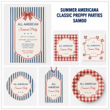 Summer Americana   Classic Preppy Summer Parties