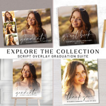 Chic Script Overlay Graduation Suite