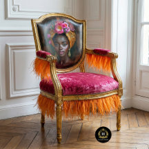 Maximalist African American Fashion Decoupage