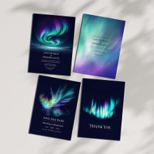 Northern Lights Aurora Borealis Celestial Wedding