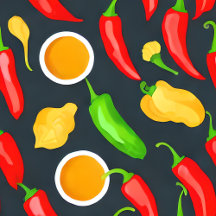 Hot Chili Peppers Pattern