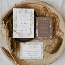 Elegant Vintage Floral Wedding