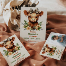 Farm Holy Cow Highland 1st Birthday