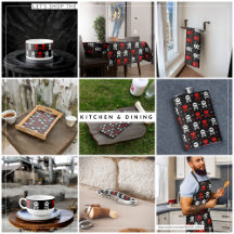 Danger Scary Skulls Pattern