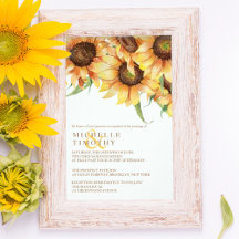 Country Sunflower Wedding