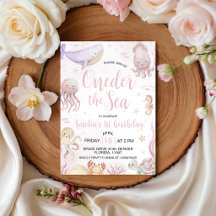 Oneder the Sea Girl 1st Birthday Сollection