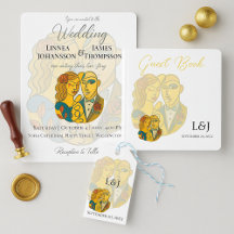 Modern Art Wedding Abstract Picasso Inspiration