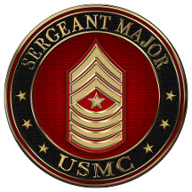 USMC Sergeant Major 3D Art by Serge Averbukh