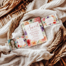 Romantic Garden Florals Sweet Sixteen