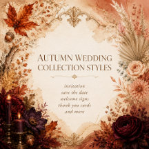 Autumn Wedding Collection Styles