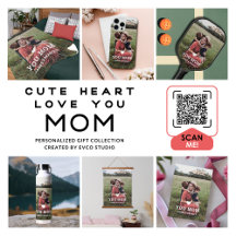 Cute Heart Love You Mom Mother's Day Photo 