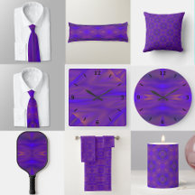 Orange Blue And Purple Abstract Pattern 