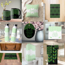 Neon green leaves - fractal art