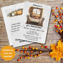Rustic Thanksgiving Celebration Collection