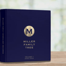 Personalized Family History Binders