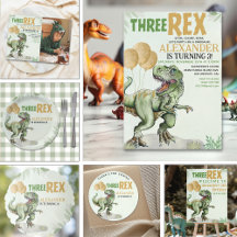 Three Rex - Funny Birthday 3rd Boy 