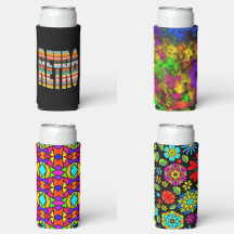 Seltzer Can Coolers With Retro Pop Art Designs 
