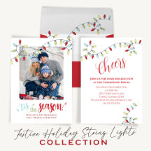 Christmas Festive Holiday Colorful String Lights