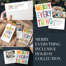 MERRY EVERYTHING COLORFUL INCLUSIVE HOLIDAY