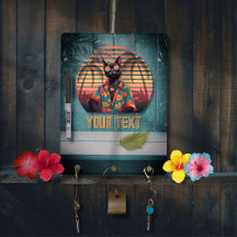 Timeless Tropical Cat Attitude