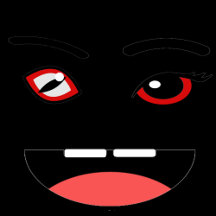 Plain Face Black T-Shirts for Women and Men