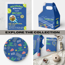 Tennis Birthday Party