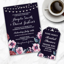 Navy Pink floral Collection