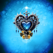 Generous gothic heart.  