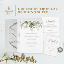 Greenery Tropical Wedding Suite