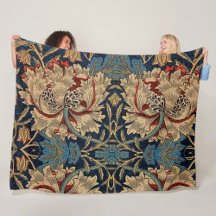 Fleece Blankets William Morris Patterns 